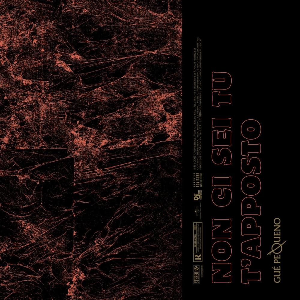 Album cover art for "Non ci sei tu" by Guè