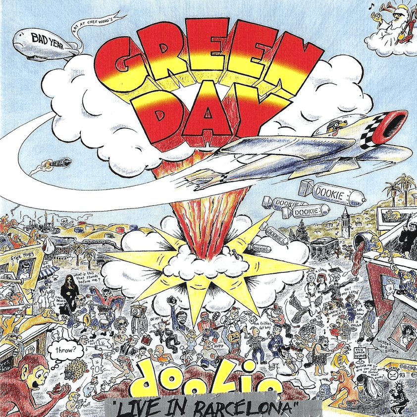 Album cover art for "Knowledge (Live In Barcelona)" by Green Day