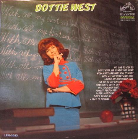 Album cover art for "Paper Mansions" by Dottie West