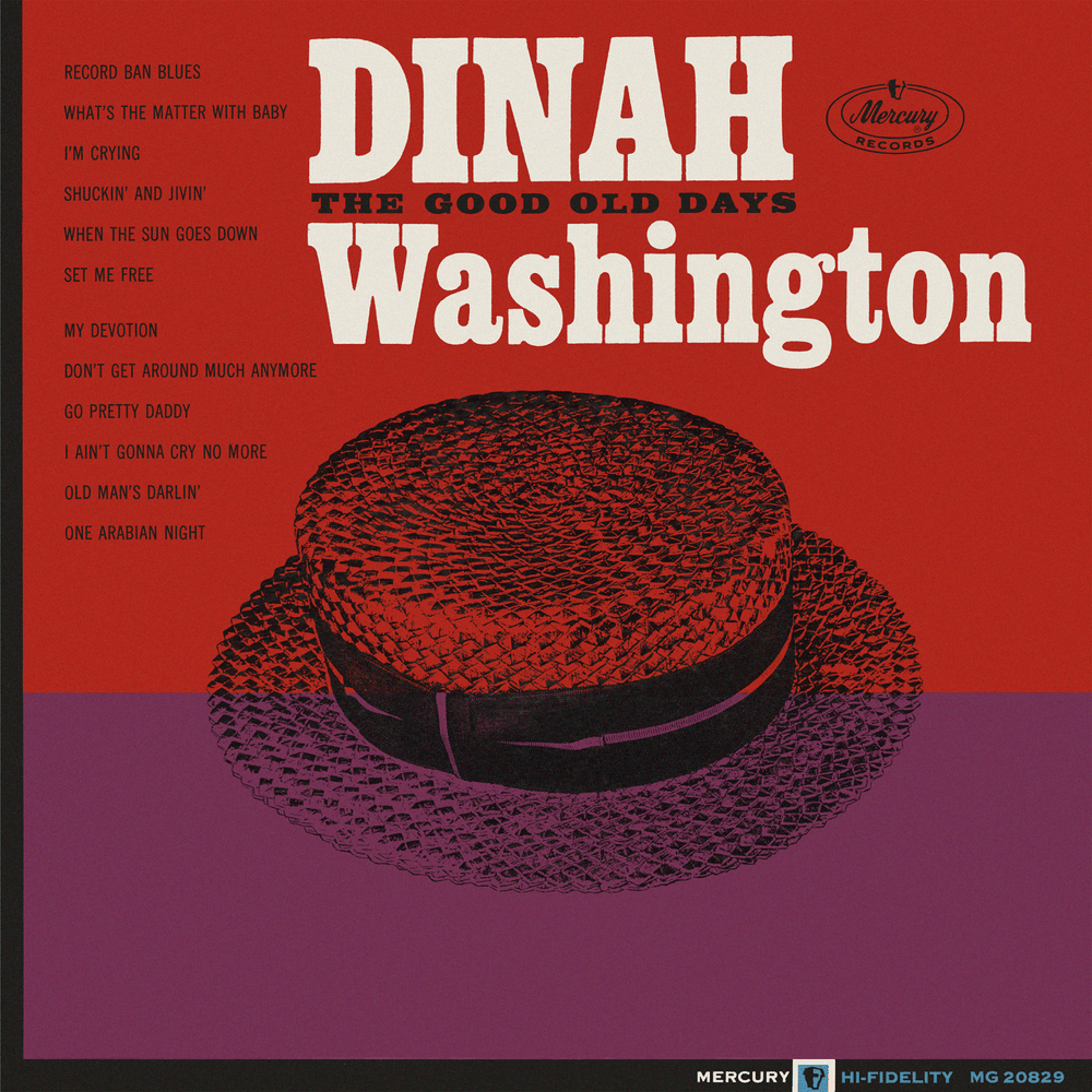 Album cover art for "When the Sun Goes Down" by Dinah Washington