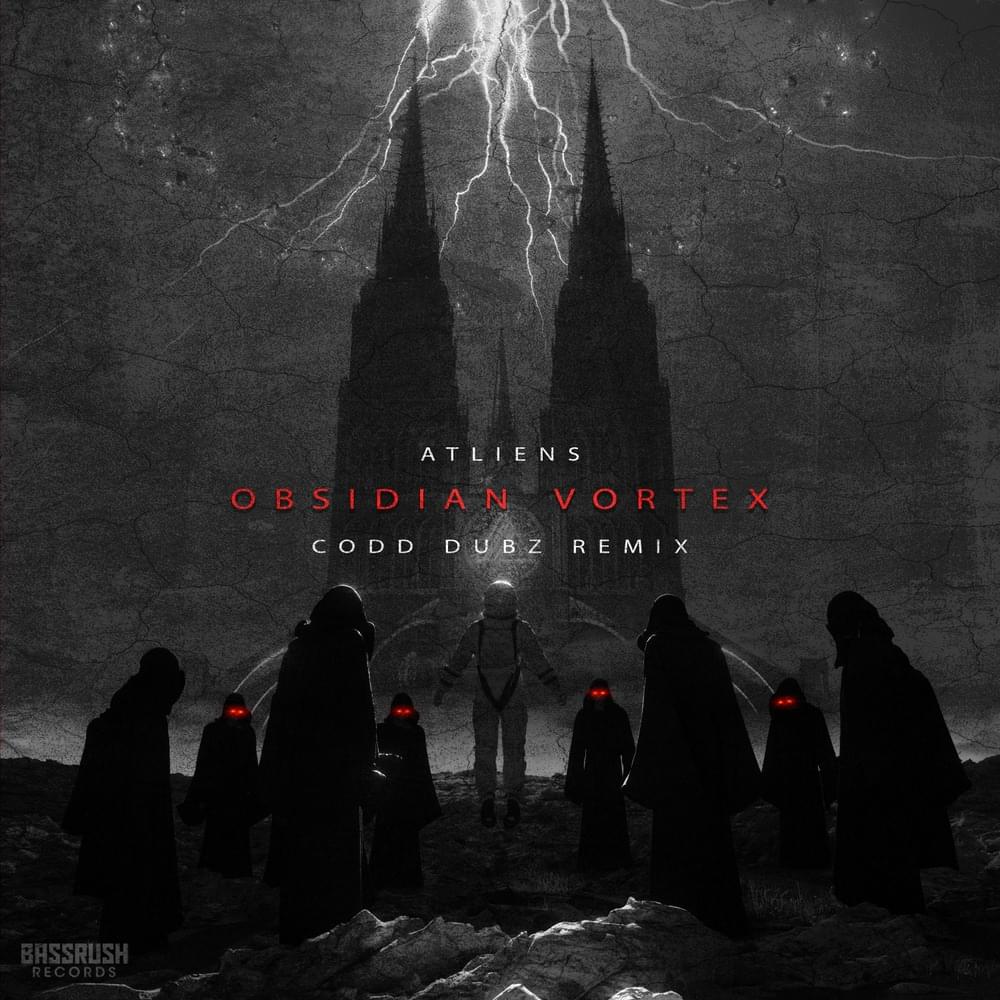 Album cover art for "Obsidian Vortex (Codd Dubz Remix)" by ATLiens