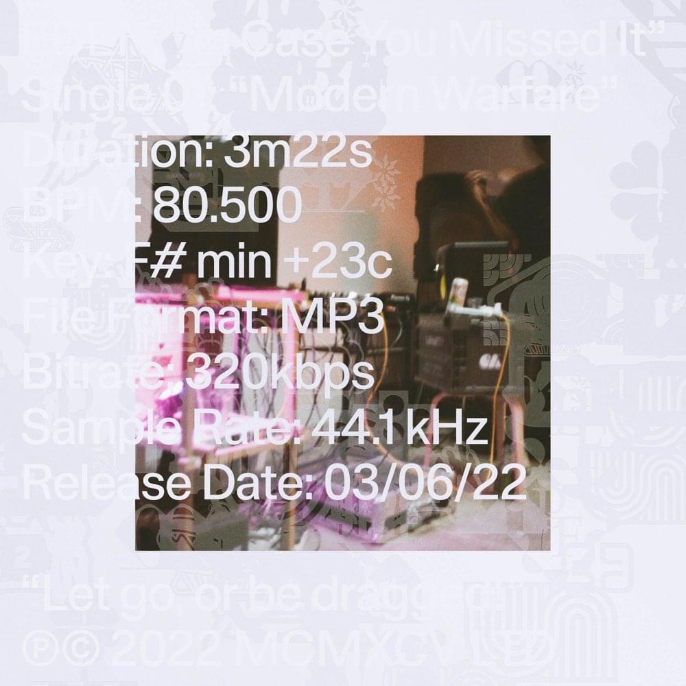 Album cover art for "Modern Warfare" by EDEN