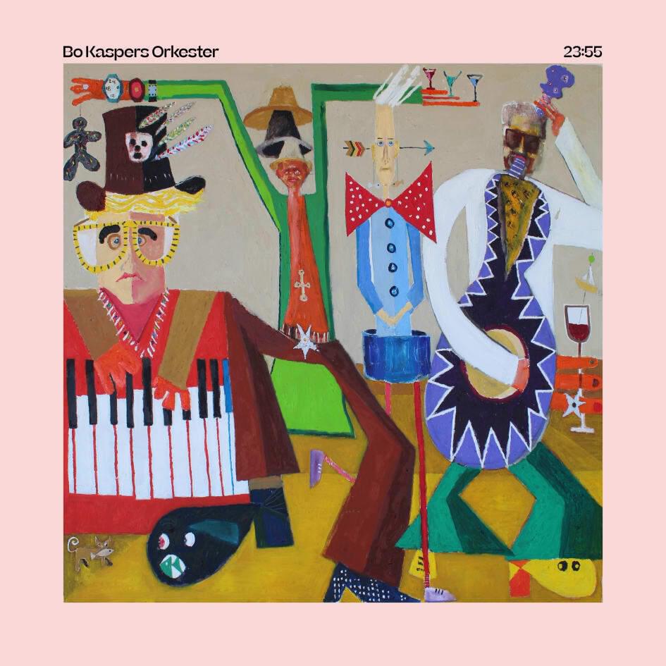 Album cover art for "Det rullar på" by Bo Kaspers Orkester