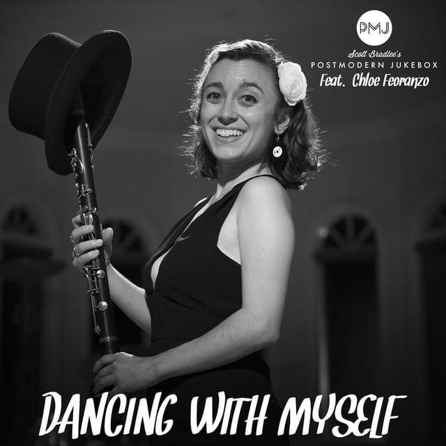 Album cover art for "Dancing With Myself" by Scott Bradlee’s Postmodern Jukebox & Chloe Feoranzo