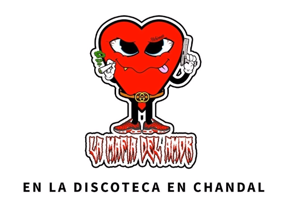 Album cover art for "En La Discoteca En Chandal" by La Mafia del Amor