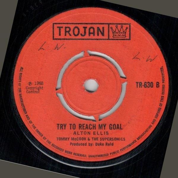 Album cover art for "Trying To Reach My Goal" by Alton Ellis