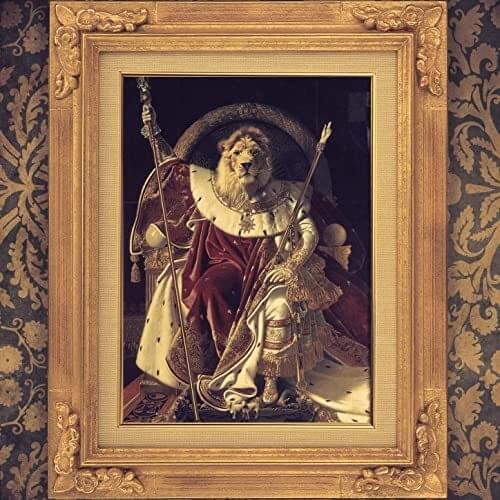 Album cover art for "Jag såg ett lejon där" by Fronda