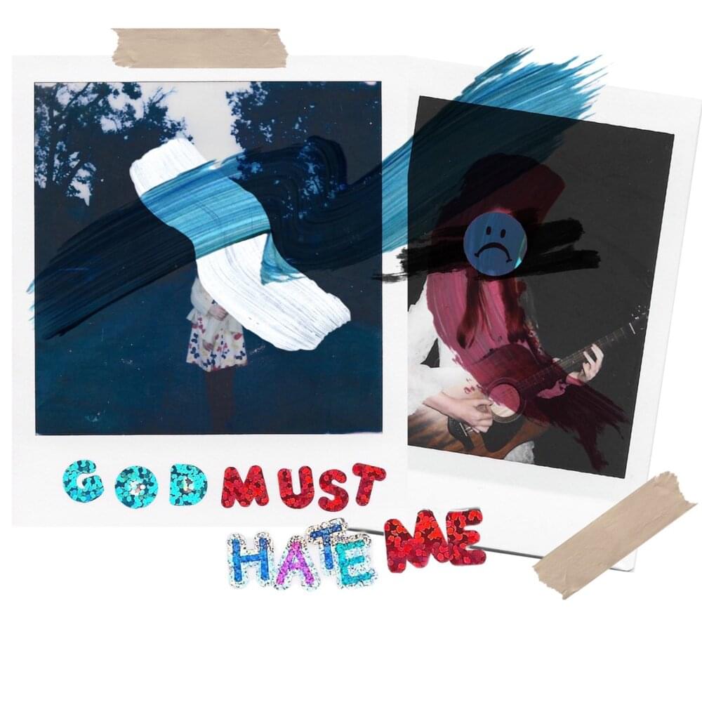 Album cover art for "God Must Hate Me" by Catie Turner