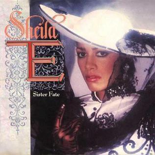 Album cover art for "Sister Fate" by Sheila E.