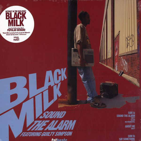Album cover art for "Sound the Alarm" by Black Milk & Guilty Simpson