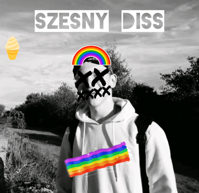 Album cover art for "Przydup@$ (Szesny Diss)" by Augustov