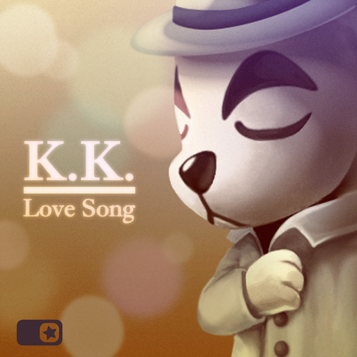 Album cover art for "けけラヴソング (K.K. Love Song)" by K.K. Slider