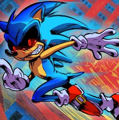Album cover art for "sonic.exe" by ​*67​ (USA) & aghast
