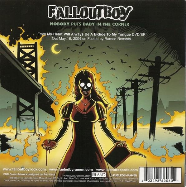 Album cover art for "Nobody Puts Baby in the Corner (Acoustic)" by Fall Out Boy
