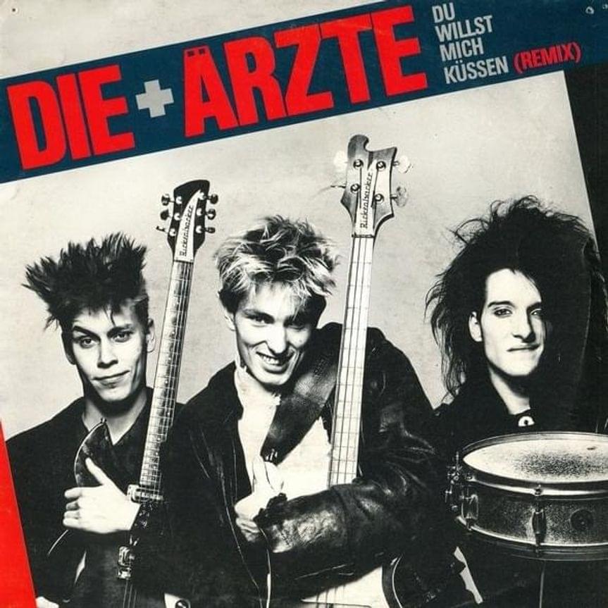 Album cover art for "Du willst mich küssen" by Die Ärzte