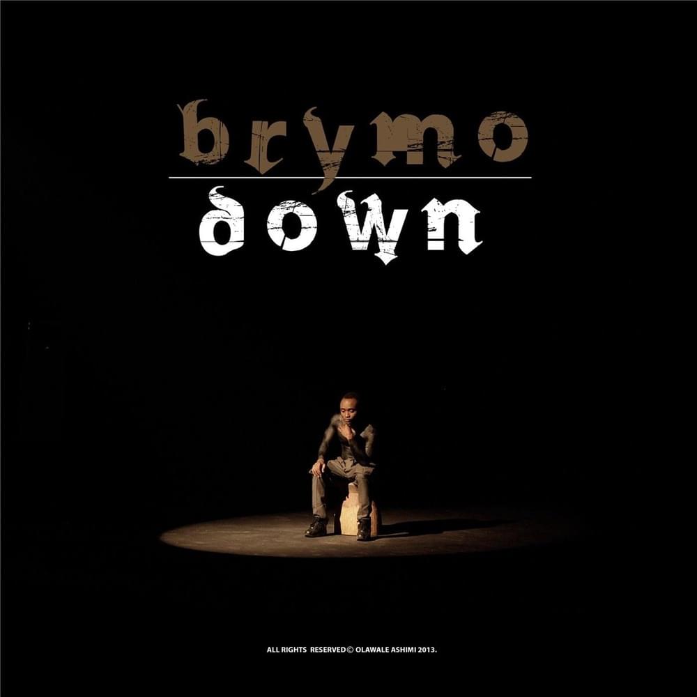 Album cover art for "Down" by Brymo