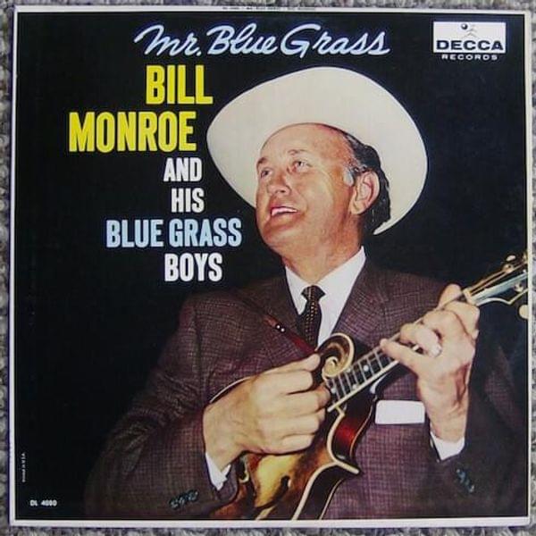 Album cover art for "It’s Mighty Dark To Travel" by Bill Monroe