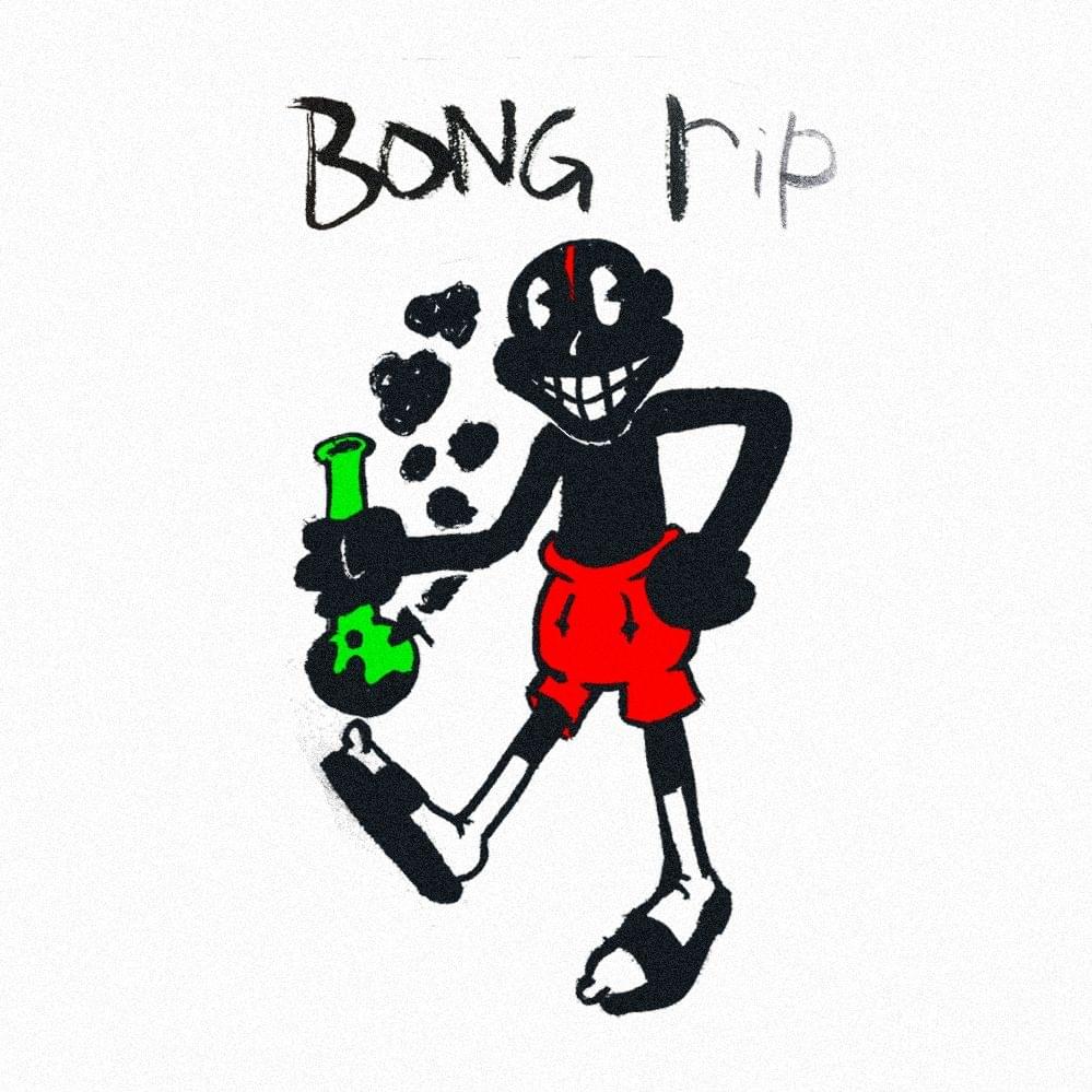 Album cover art for "BONG RIP" by Lil Darkie