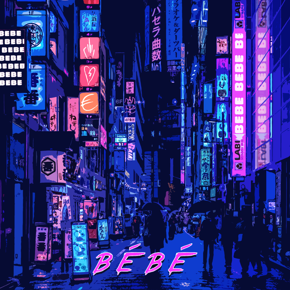 Album cover art for "Bébé" by Kurdo
