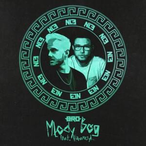 Album cover art for "Młody Bóg" by B.R.O (POL) & Kubańczyk