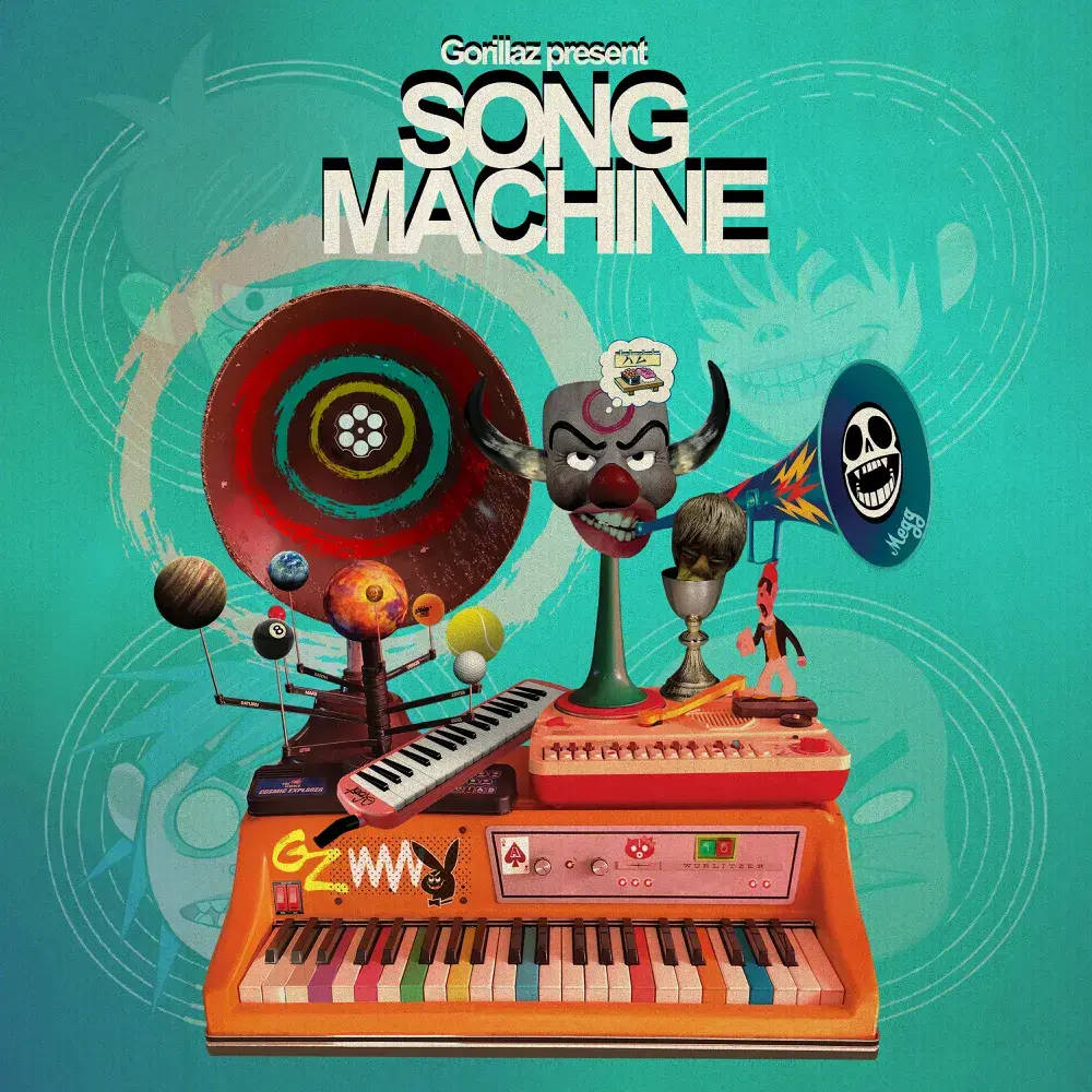 Album cover art for "Machine Bitez #18" by Gorillaz