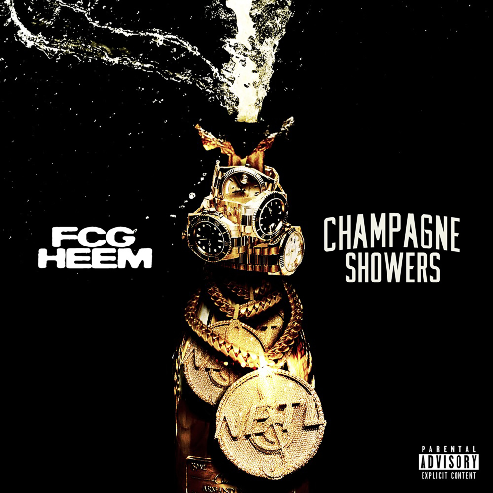 Album cover art for "Champagne Showers" by FCG Heem