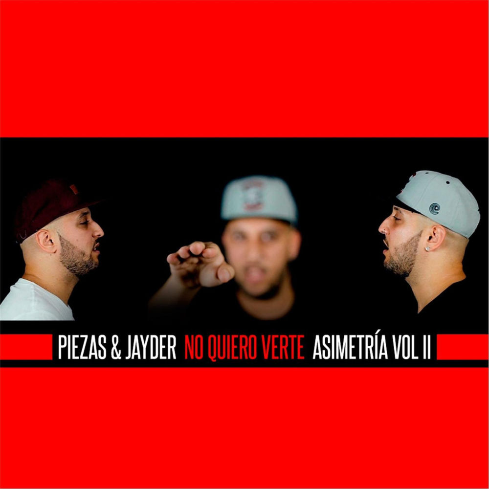 Album cover art for "No quiero verte" by Piezas