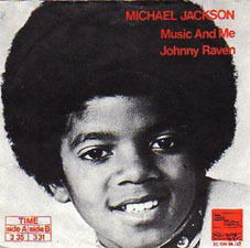 Album cover art for "Music and Me" by Michael Jackson