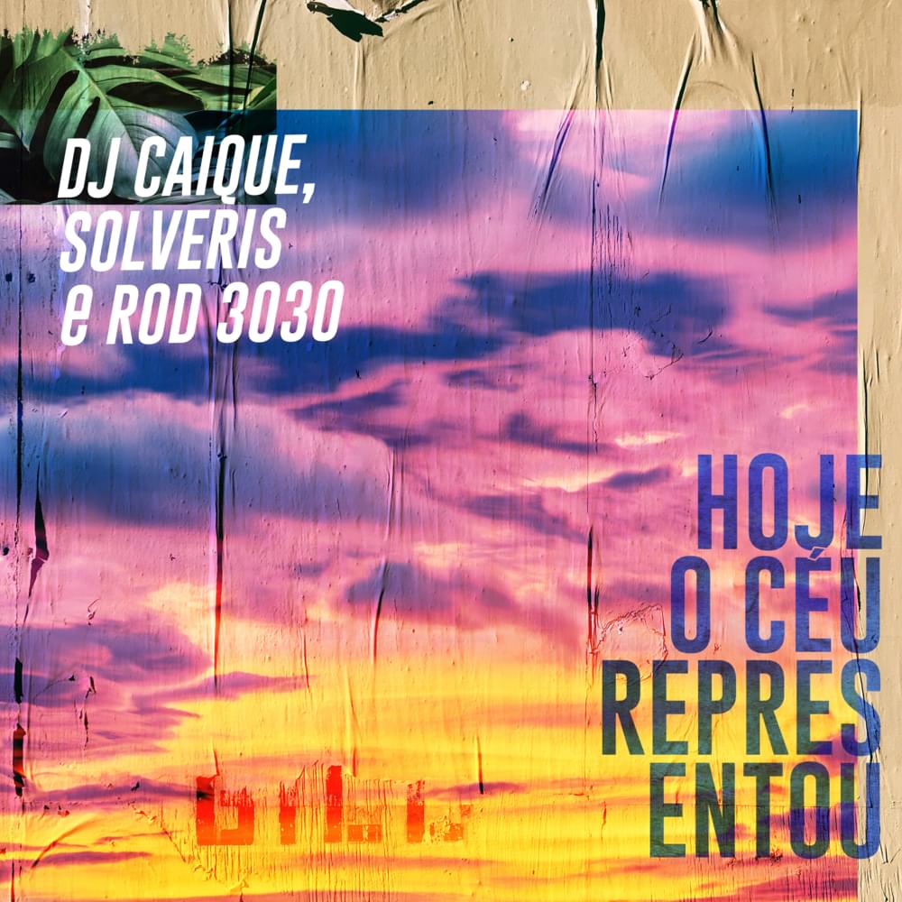 Album cover art for "Hoje o Céu Representou" by DJ Caique