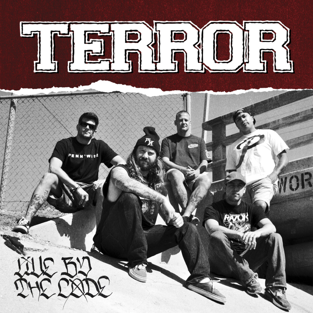 Album cover art for "Live by the Code" by Terror