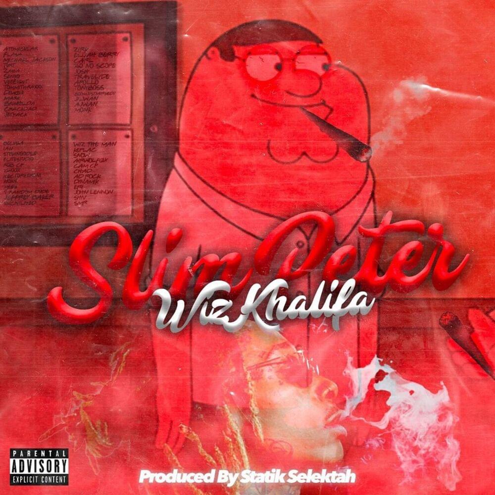 Album cover art for "Slim Peter" by Wiz Khalifa