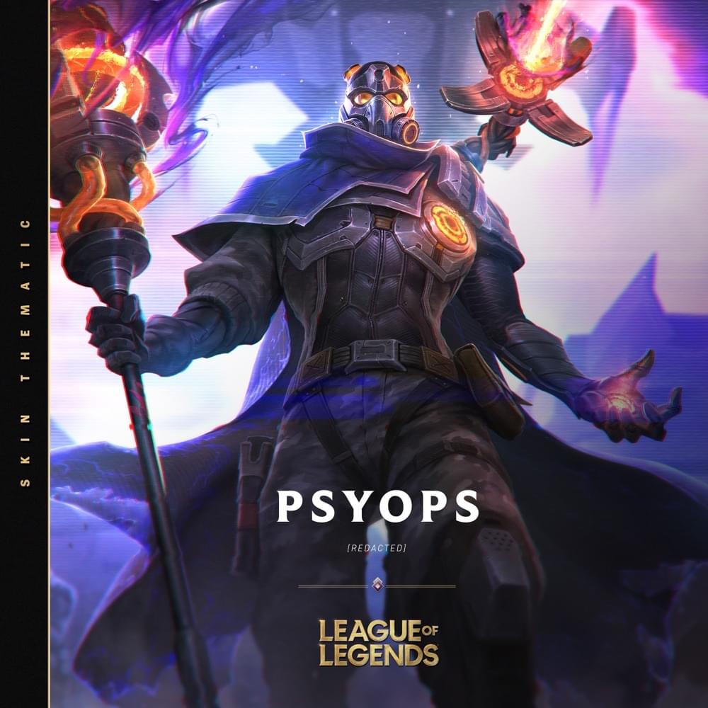 Album cover art for "PsyOps - 2020" by League of Legends