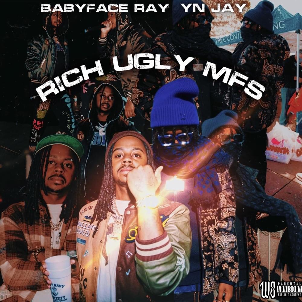 Album cover art for "Rich Ugly MFs" by YN Jay & Babyface Ray