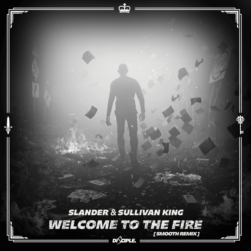 Album cover art for "Welcome To The Fire (Smooth Remix)" by SLANDER