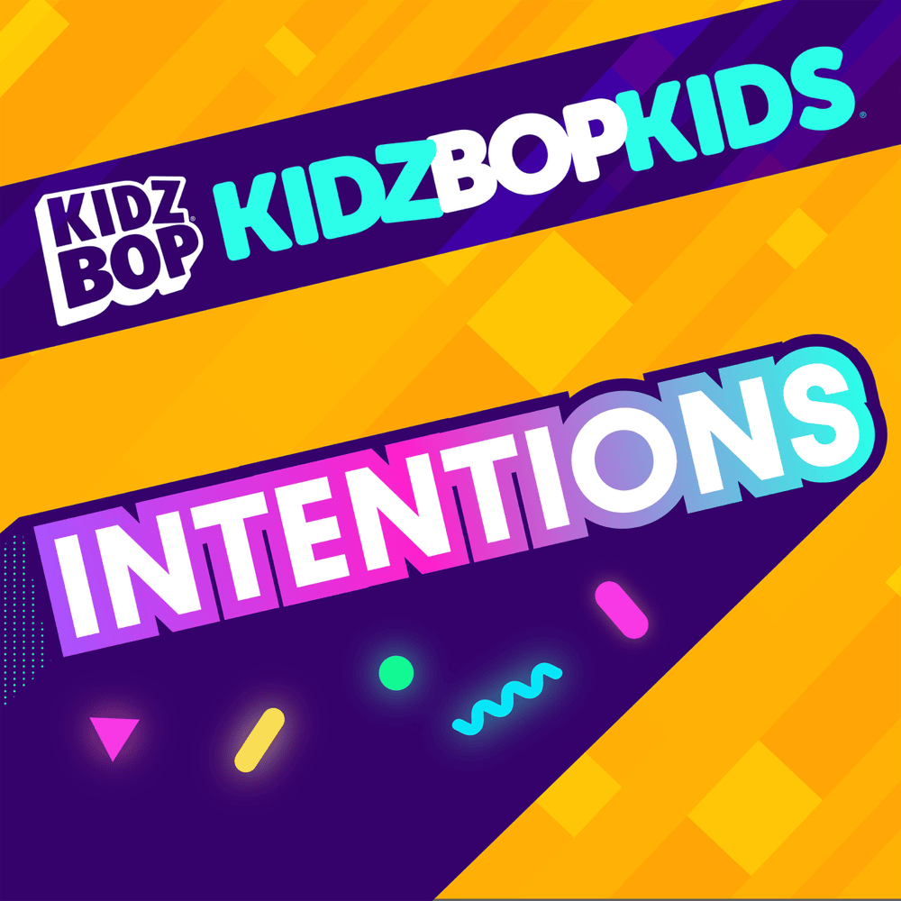 Album cover art for "Intentions" by KIDZ BOP Kids