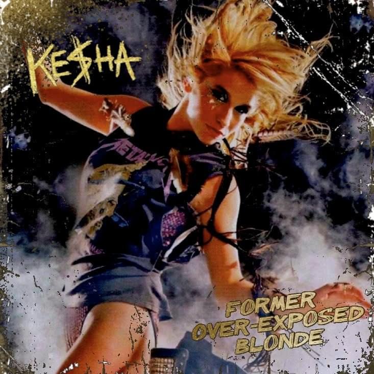Album cover art for "Former Over-Exposed Blonde" by Kesha