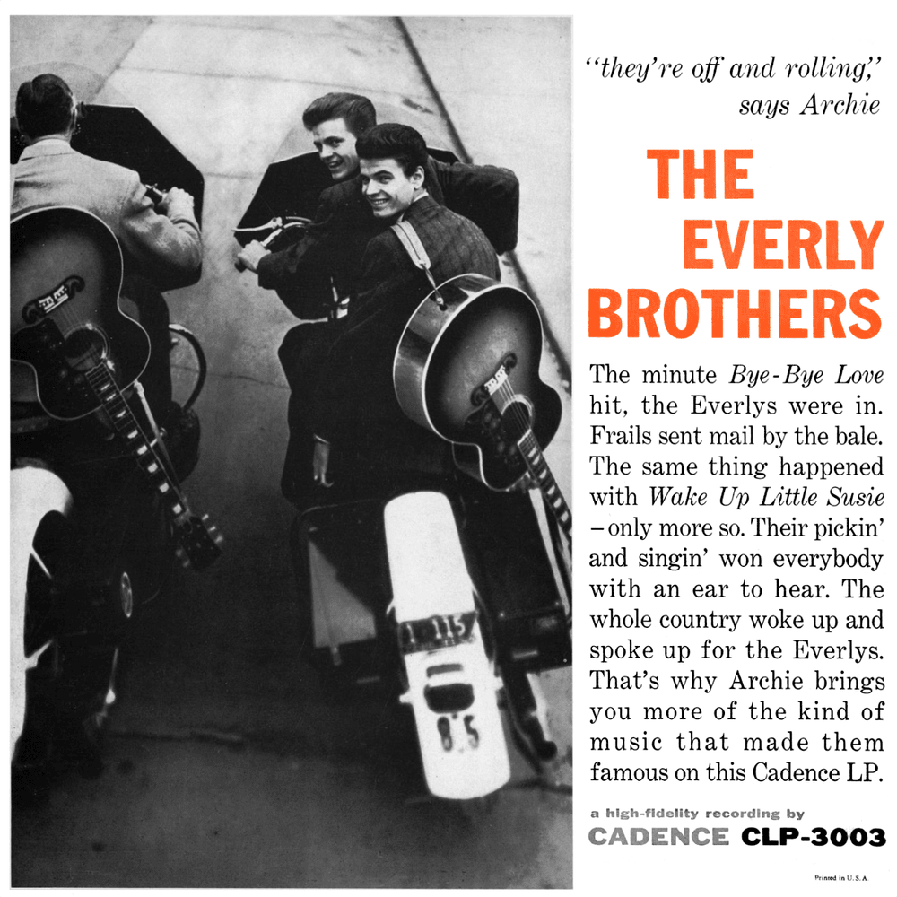Album cover art for "Keep A Knockin’" by The Everly Brothers