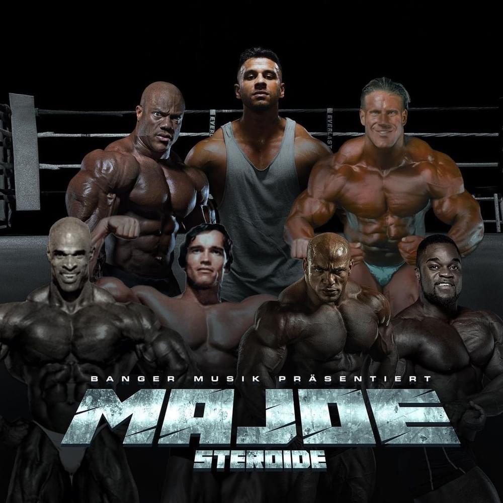 Album cover art for "Steroide" by Majoe