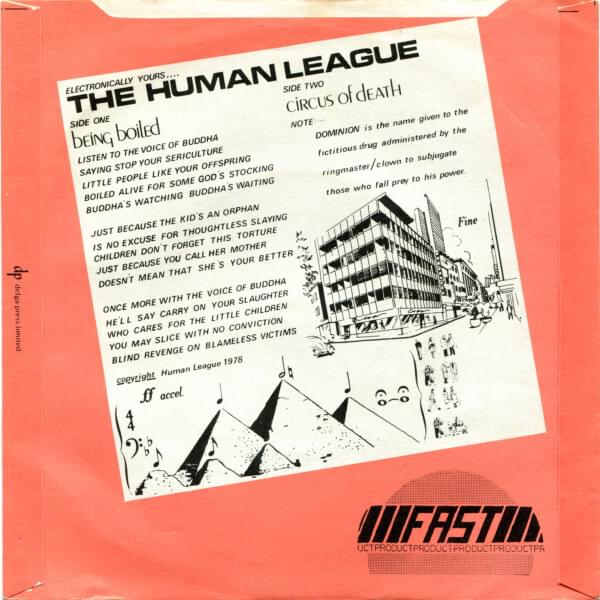 Album cover art for "Circus of Death (Fast Version)" by The Human League