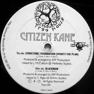 Album cover art for "Structure/Foundation (What’s The Plan)" by Citizen Kane