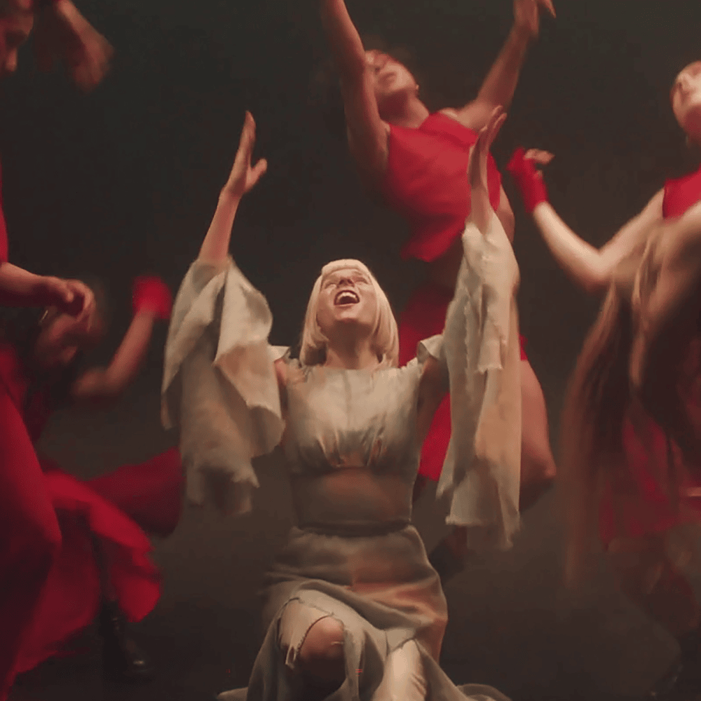 Album cover art for "The Devil Is Human" by AURORA