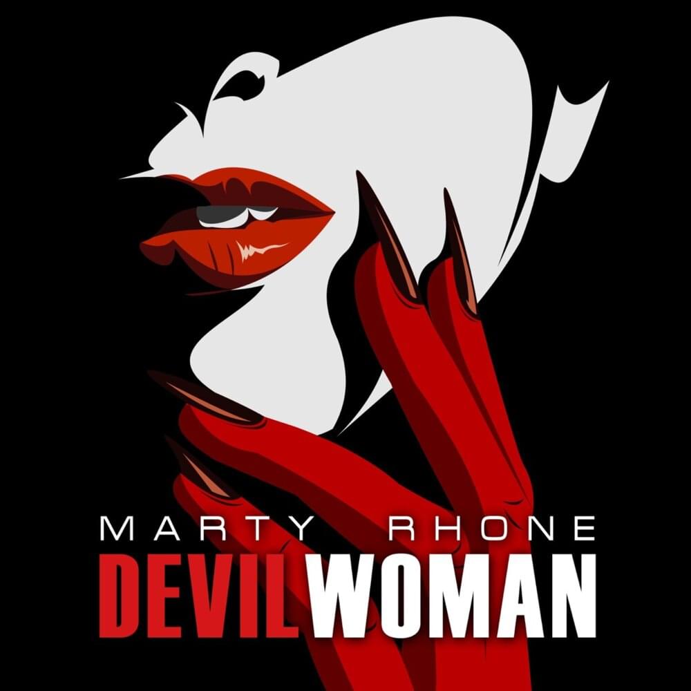 Album cover art for "Devil Woman" by Marty Rhone