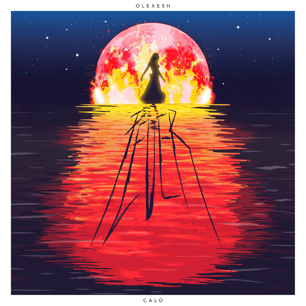 Album cover art for "Feuer" by Olexesh & CALO