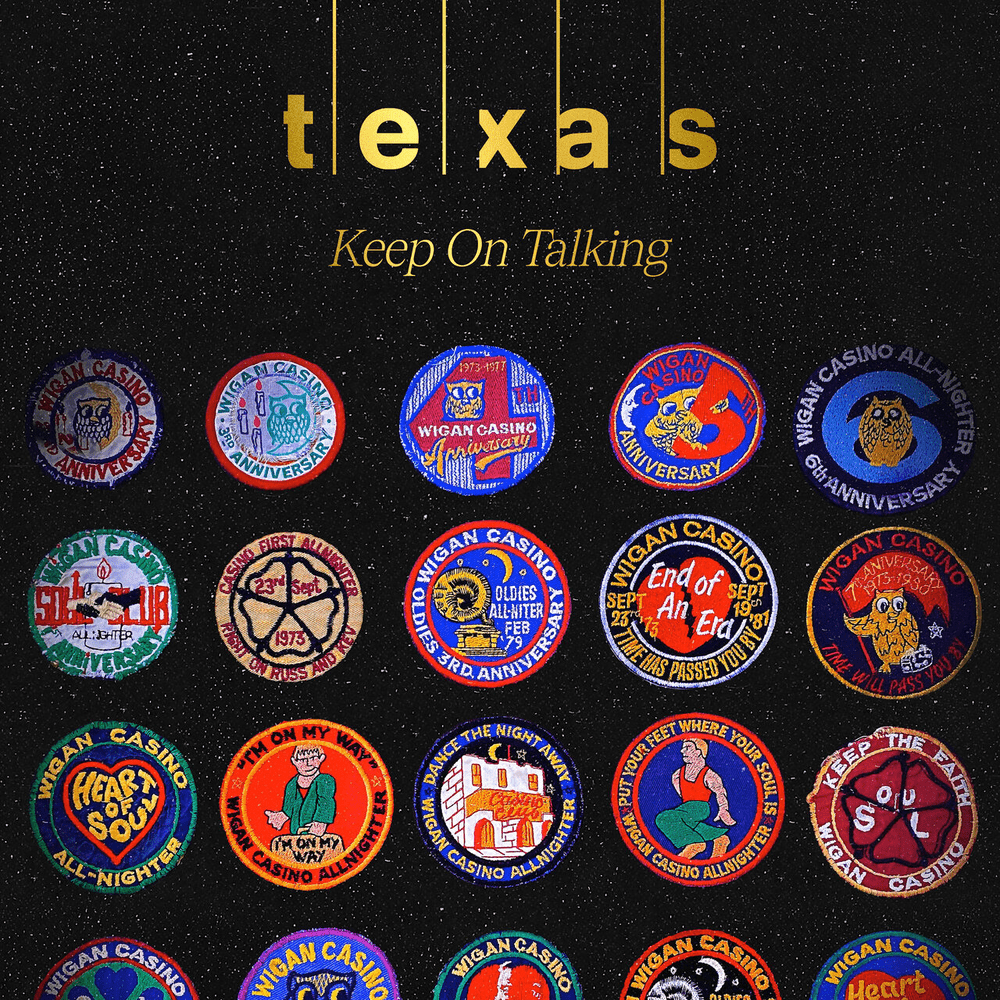 Album cover art for "Keep On Talking" by Texas