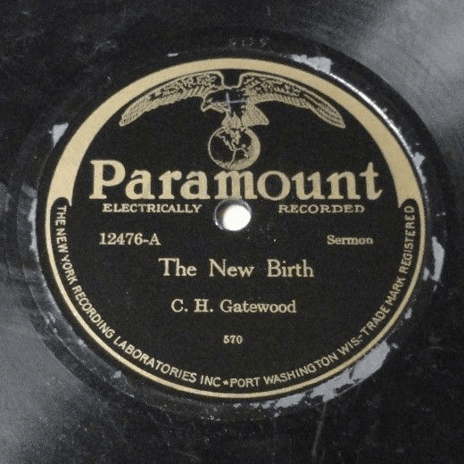 Album cover art for "The New Birth" by Rev. H. C. Gatewood