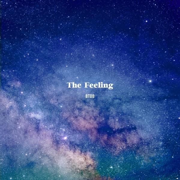 Album cover art for "The Feeling" by BTOB