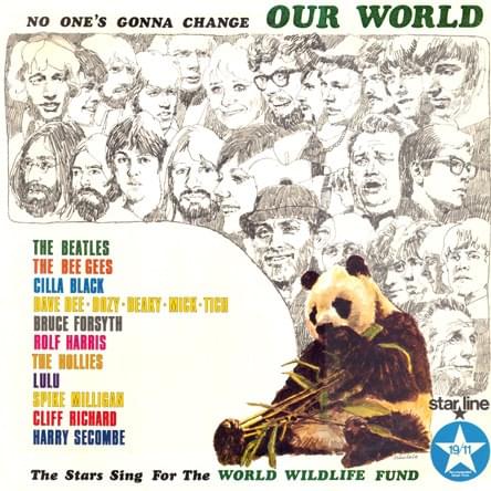 Album cover art for "Across the Universe (Wildlife Version)" by The Beatles