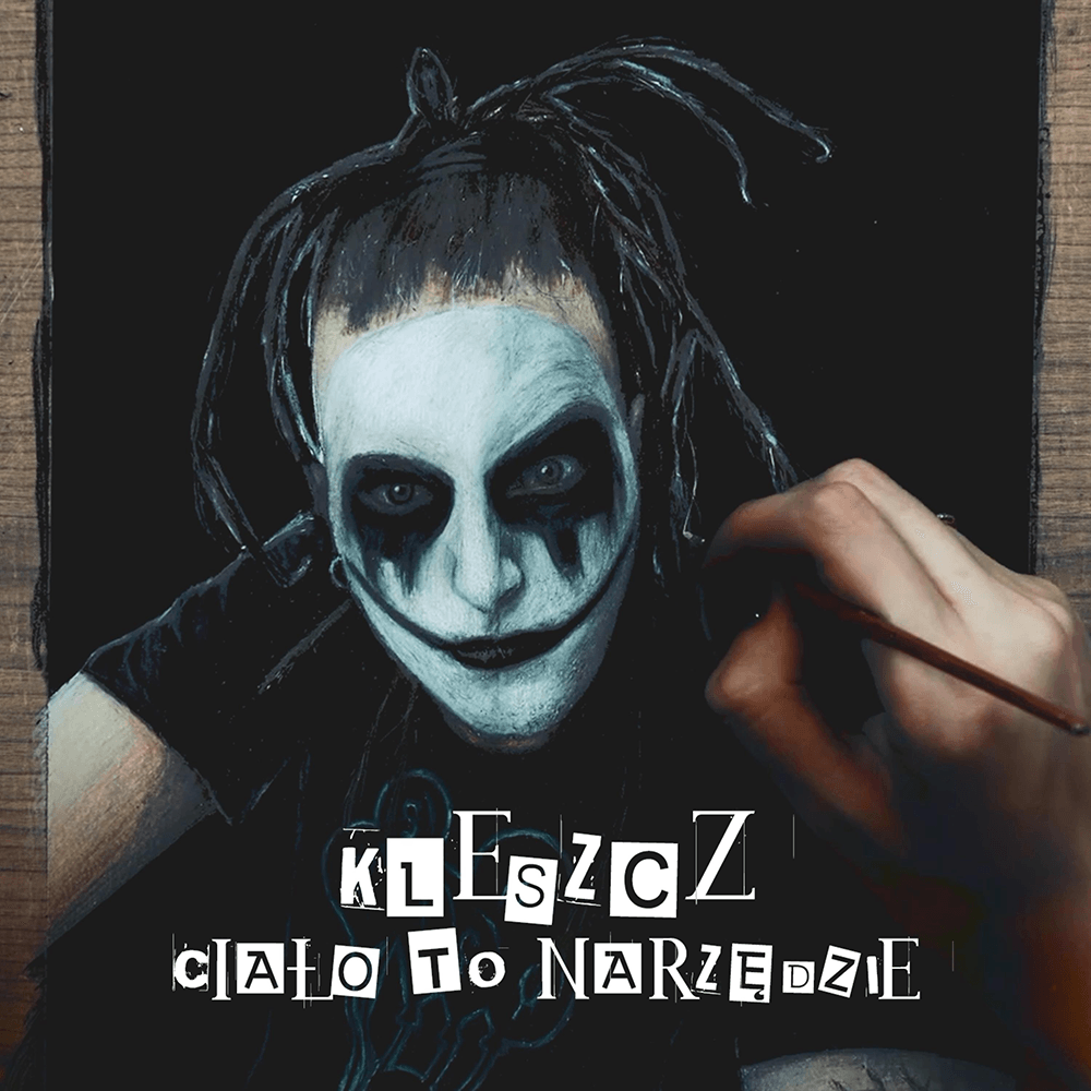 Album cover art for "Ciało to narzędzie" by Kleszcz
