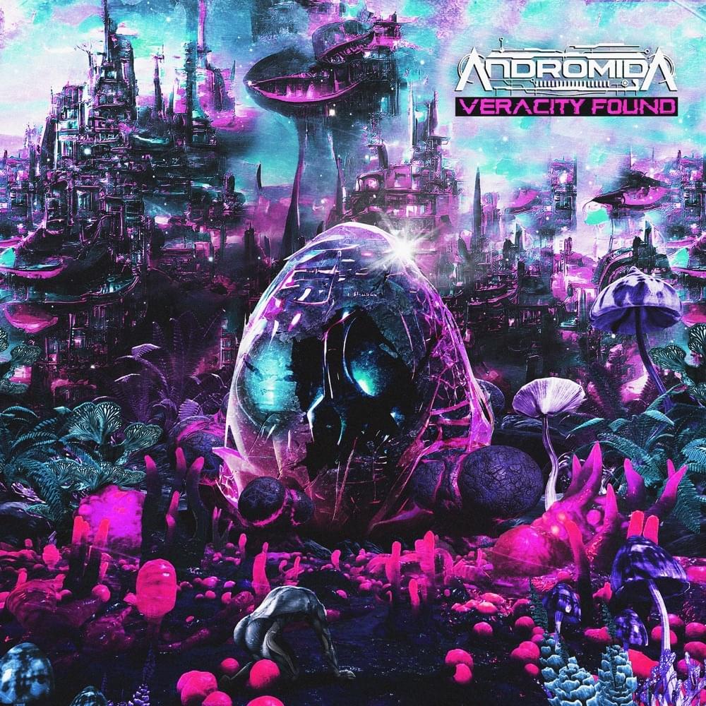 Album cover art for "VERACITY FOUND" by Andromida