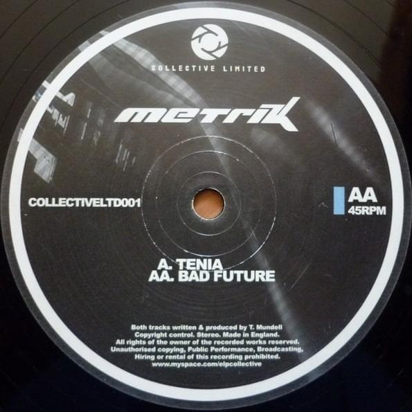 Cover image for Tenia / Bad Future